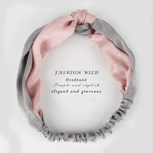 Vintage Mix 34 Colors Turban Elastic Hair Accessories Wrap Plaid Knot Headband Hair band for Women Girls Striped Headwear Gift