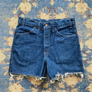 Vintage Orange Tab Levi's High Rise Cutoffs 30