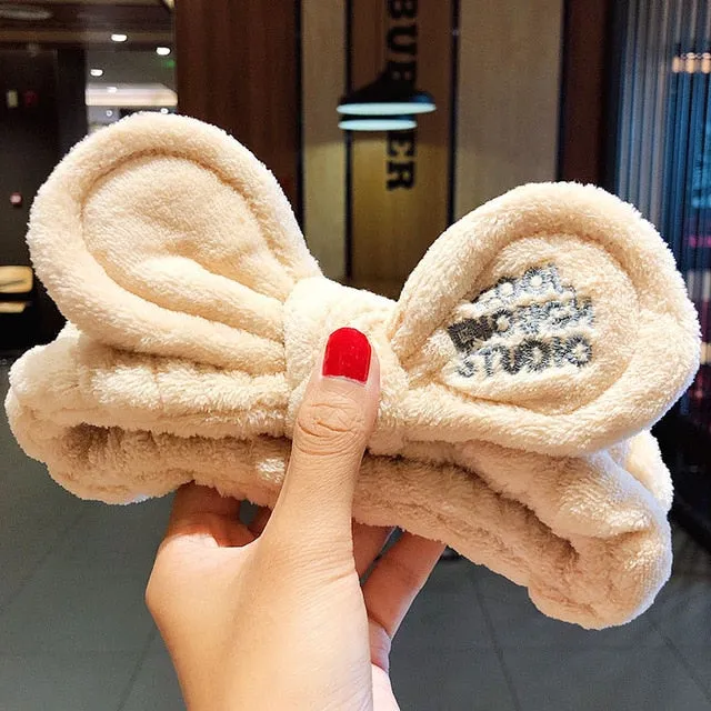 Wash Face Hair Holder Soft Warm Headband For Women Girls
