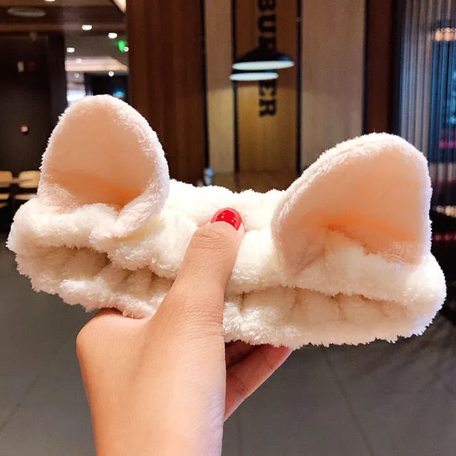 Wash Face Hair Holder Soft Warm Headband For Women Girls