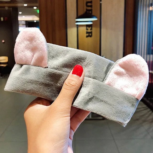 Wash Face Hair Holder Soft Warm Headband For Women Girls