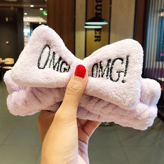 Wash Face Hair Holder Soft Warm Headband For Women Girls