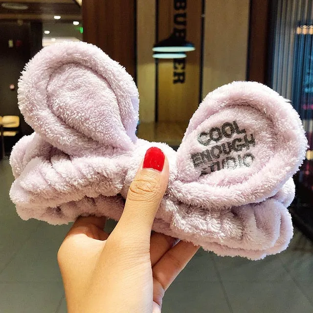 Wash Face Hair Holder Soft Warm Headband For Women Girls