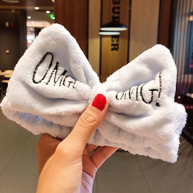 Wash Face Hair Holder Soft Warm Headband For Women Girls