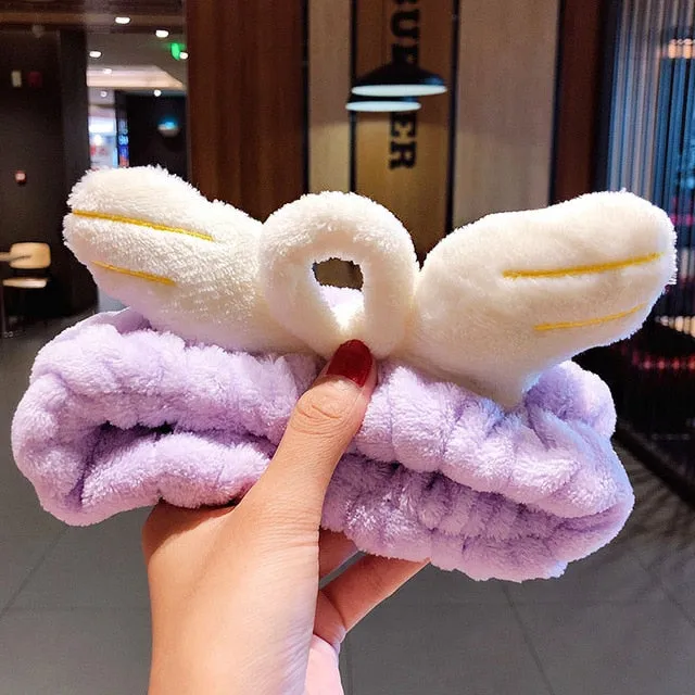 Wash Face Hair Holder Soft Warm Headband For Women Girls