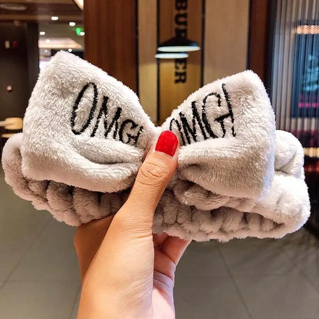 Wash Face Hair Holder Soft Warm Headband For Women Girls