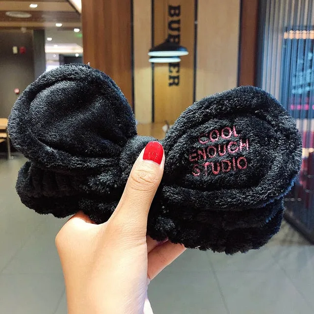 Wash Face Hair Holder Soft Warm Headband For Women Girls