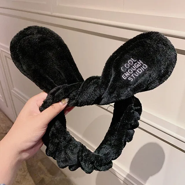 Wash Face Hair Holder Soft Warm Headband For Women Girls