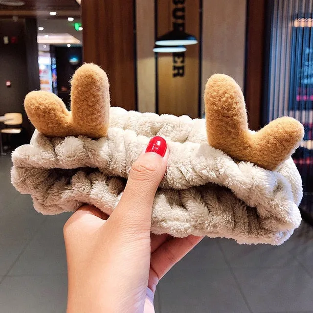 Wash Face Hair Holder Soft Warm Headband For Women Girls