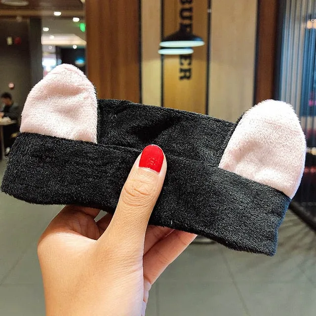 Wash Face Hair Holder Soft Warm Headband For Women Girls