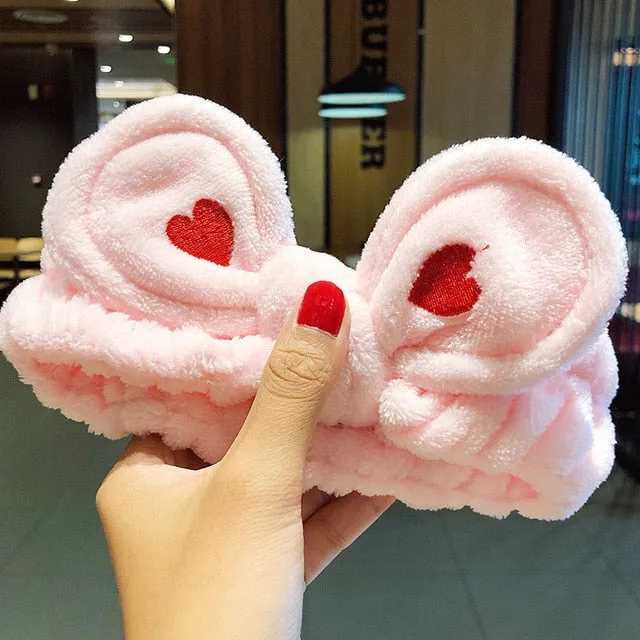 Wash Face Hair Holder Soft Warm Headband For Women Girls
