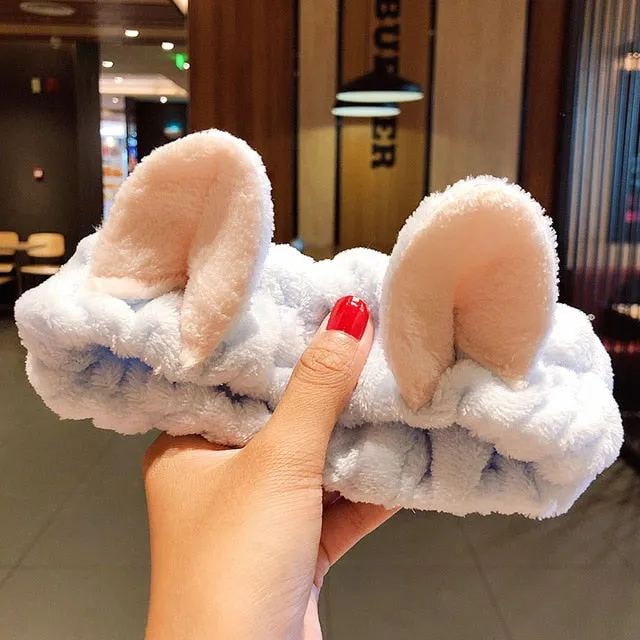 Wash Face Hair Holder Soft Warm Headband For Women Girls