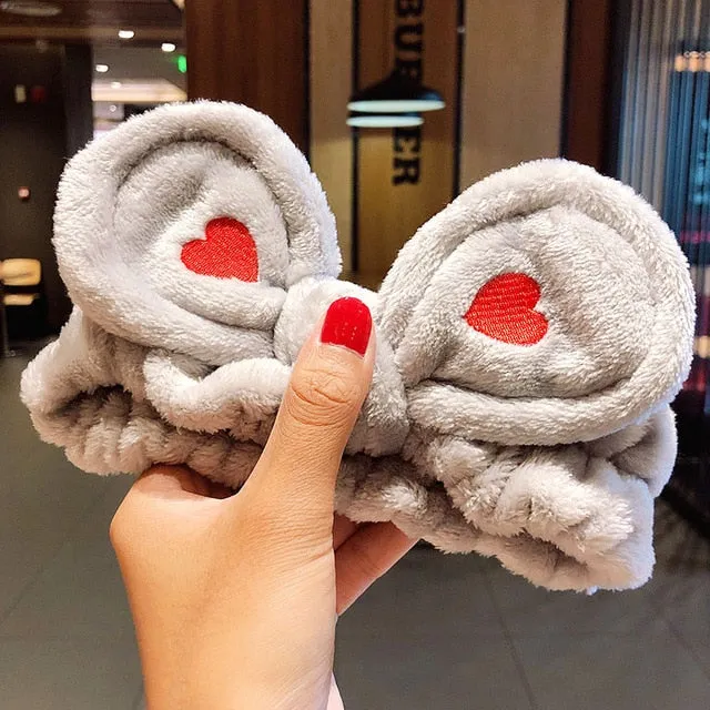 Wash Face Hair Holder Soft Warm Headband For Women Girls