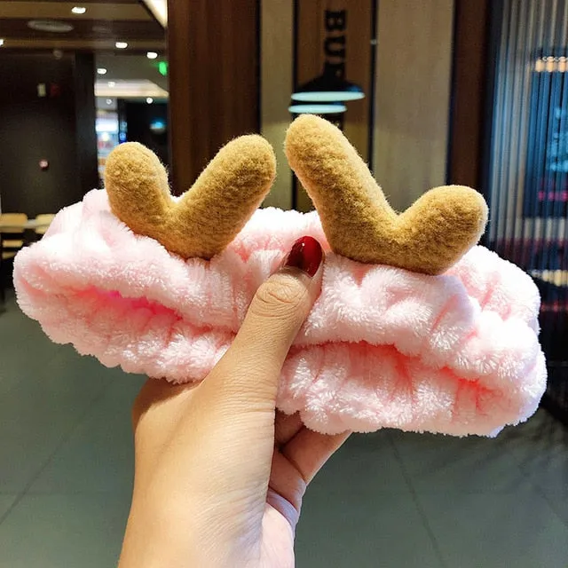 Wash Face Hair Holder Soft Warm Headband For Women Girls