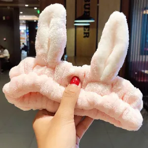 Wash Face Hair Holder Soft Warm Headband For Women Girls