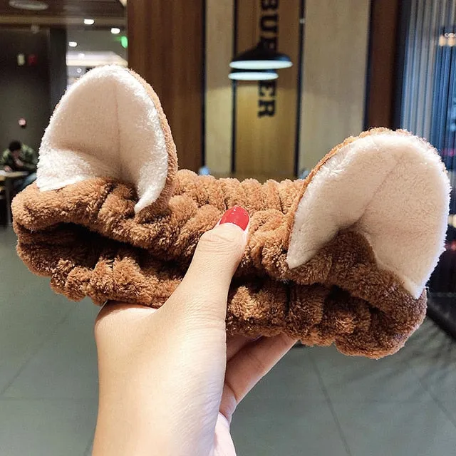 Wash Face Hair Holder Soft Warm Headband For Women Girls