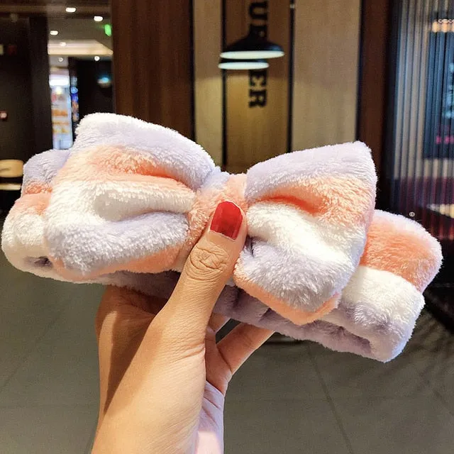 Wash Face Hair Holder Soft Warm Headband For Women Girls