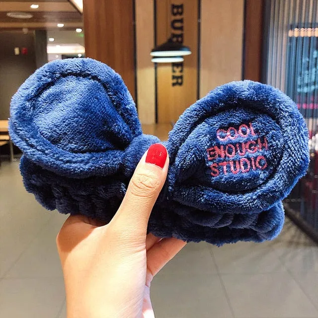 Wash Face Hair Holder Soft Warm Headband For Women Girls