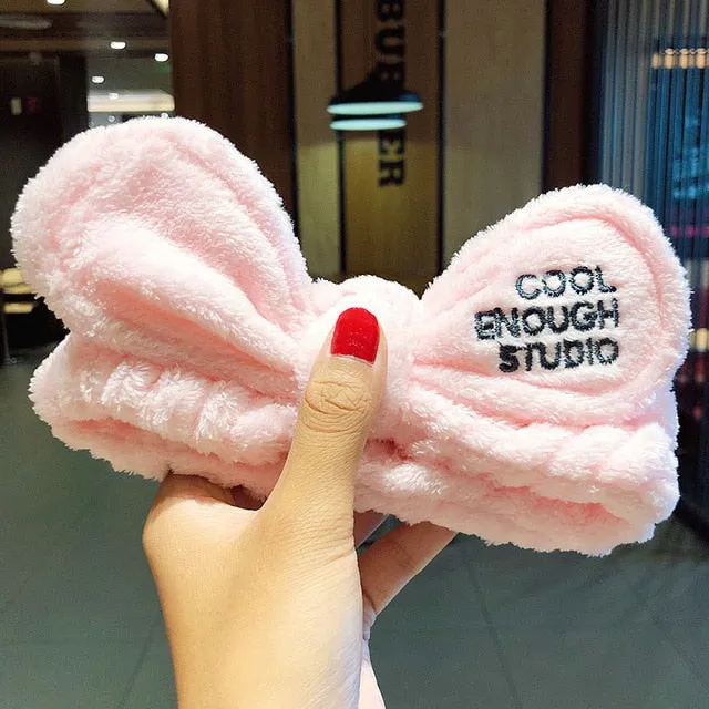 Wash Face Hair Holder Soft Warm Headband For Women Girls