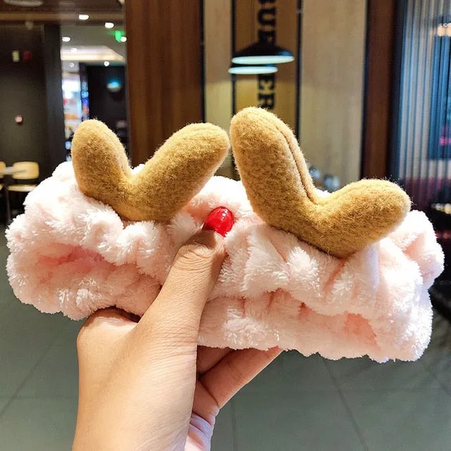 Wash Face Hair Holder Soft Warm Headband For Women Girls