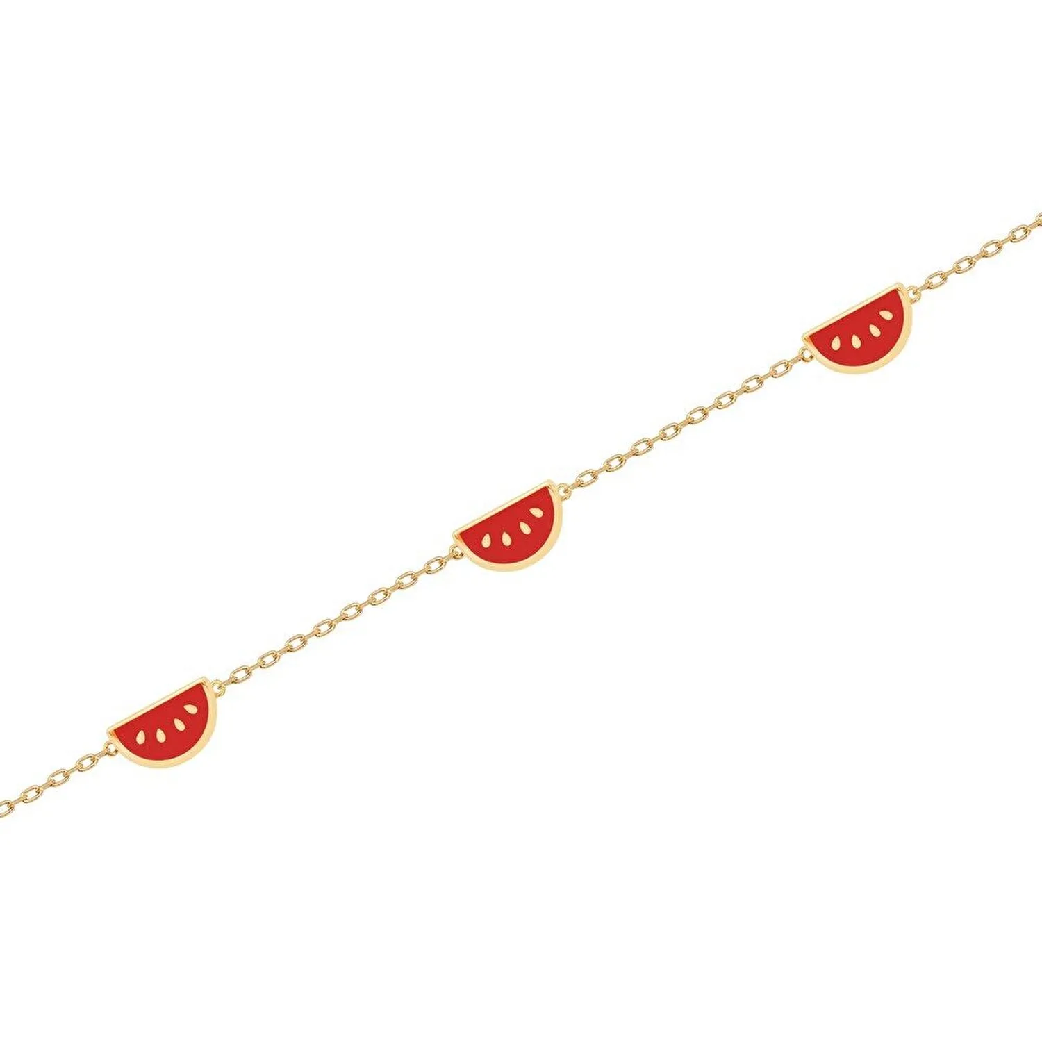 WATERMELON ANKLET