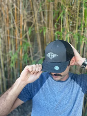 WBZ Diamond Trucker Hat Black/Grey