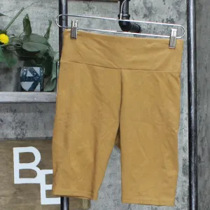 Wild Fable Women's High-Rise Bike Shorts Cognac Brown S