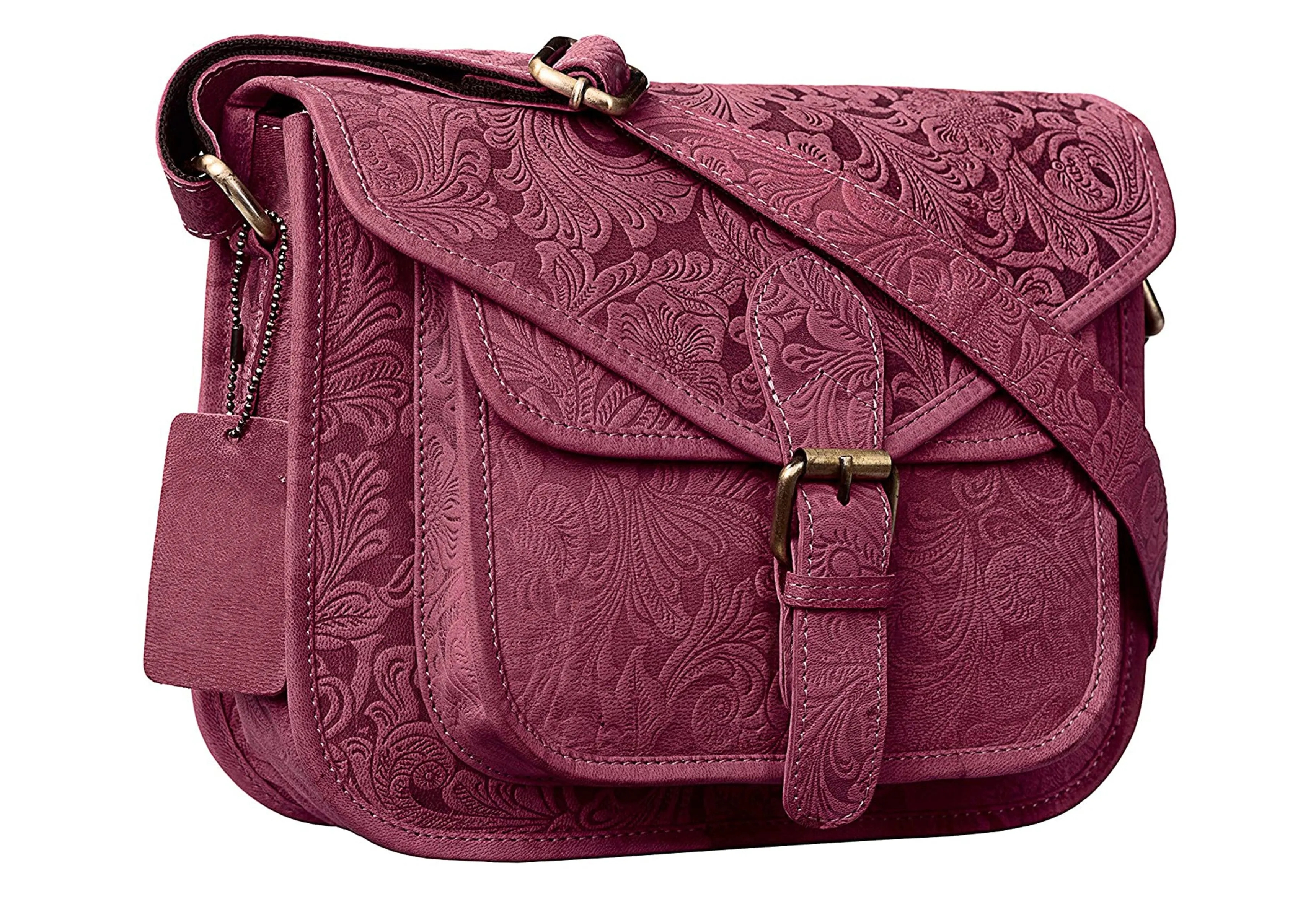 WILDHORN® Crossbody Bags for Women-Premium Leather Vintage Fashion Purse with Adjustable Strap