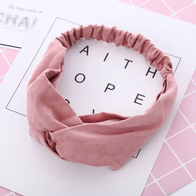 Women Flora Printed Headband Rope Elastic Hair Bands Hair Gum Clip Women Female Turban Hair Accessories haarbanden voor vrouwen