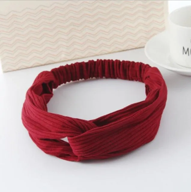 Women Flora Printed Headband Rope Elastic Hair Bands Hair Gum Clip Women Female Turban Hair Accessories haarbanden voor vrouwen