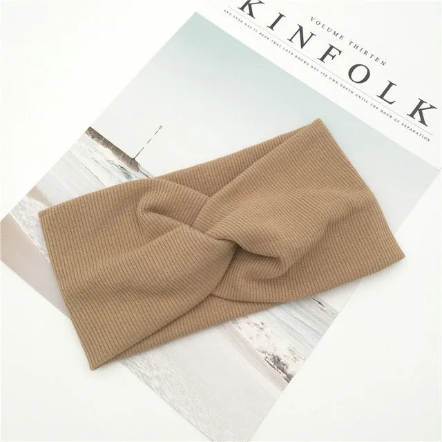 Women Flora Printed Headband Rope Elastic Hair Bands Hair Gum Clip Women Female Turban Hair Accessories haarbanden voor vrouwen