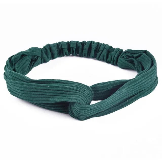 Women Flora Printed Headband Rope Elastic Hair Bands Hair Gum Clip Women Female Turban Hair Accessories haarbanden voor vrouwen