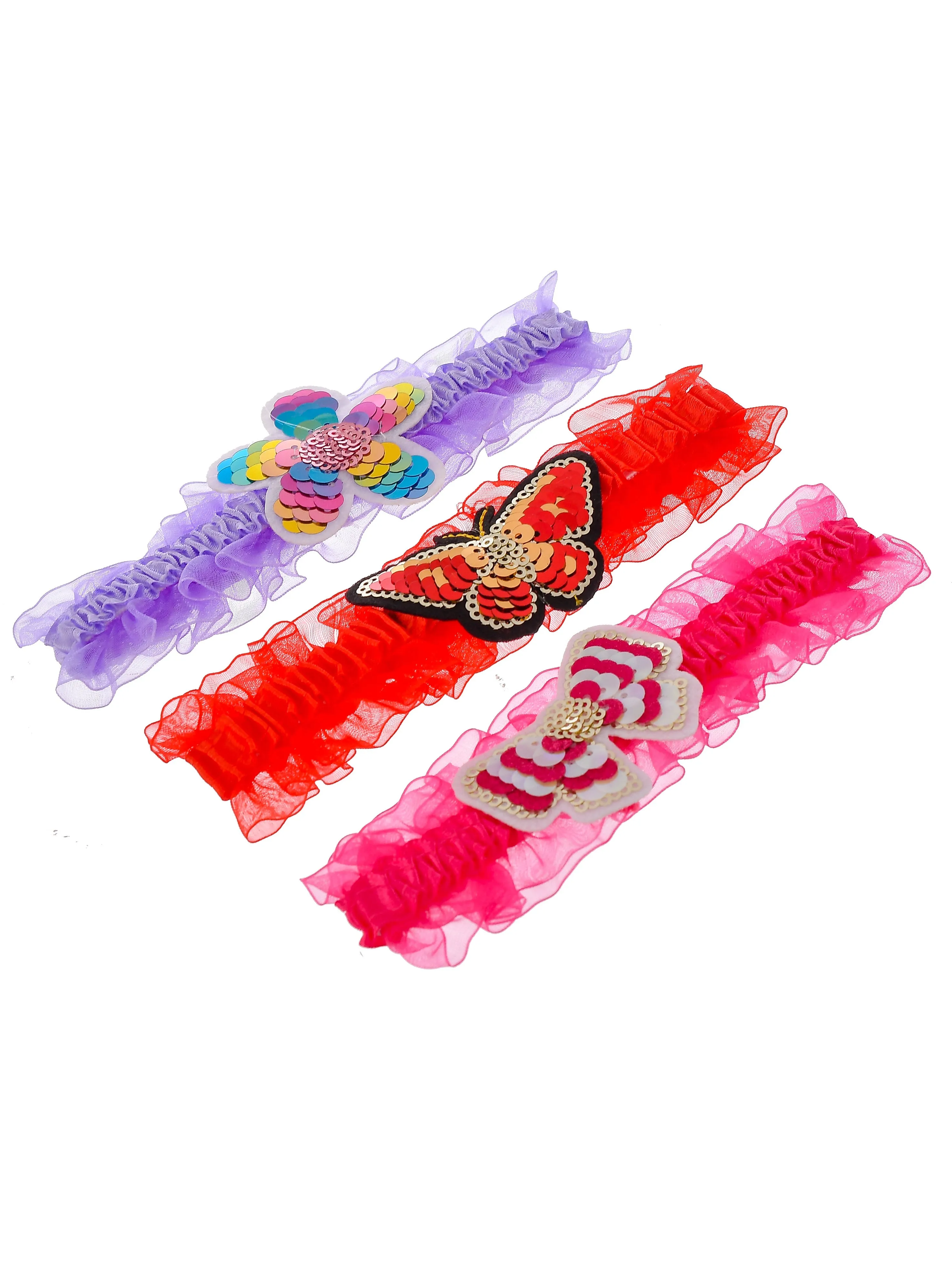 Women set of 3 multi-color hairband