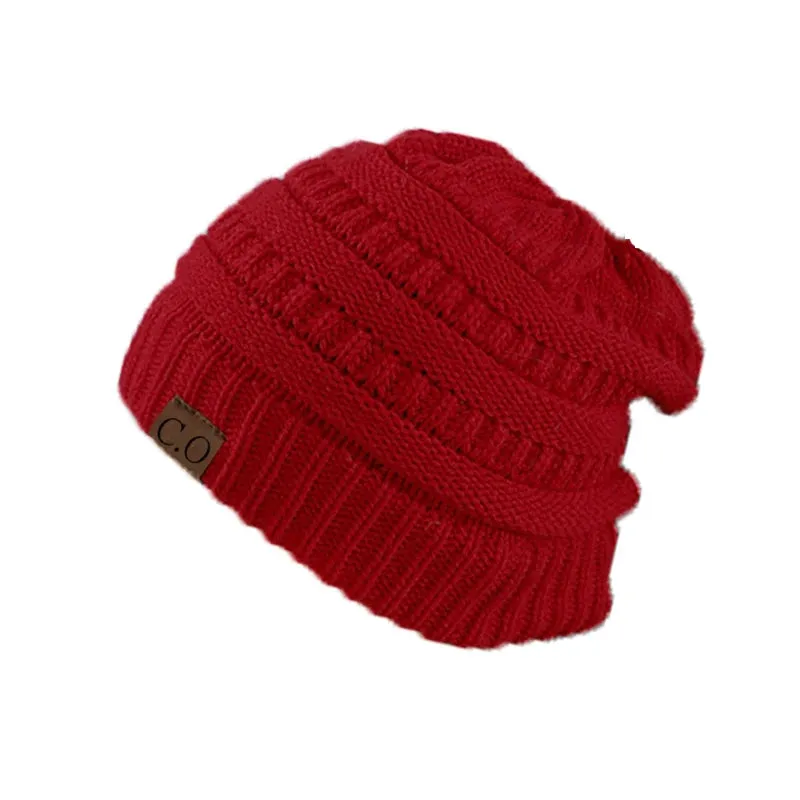 Women's Knitted Ponytail Baseball Cap for Skiing and Outdoor Activities