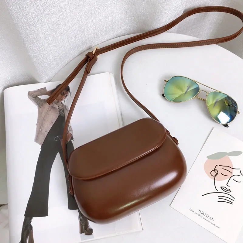 Women's Zebra Pattern Horseshoe Saddle Mini Cell Bags