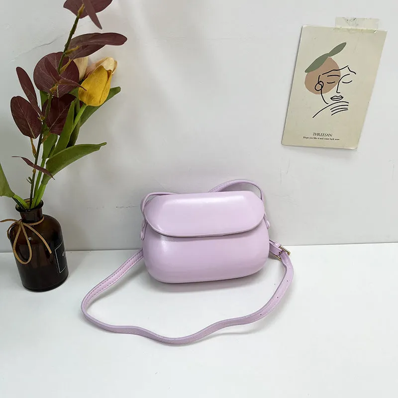 Women's Zebra Pattern Horseshoe Saddle Mini Cell Bags