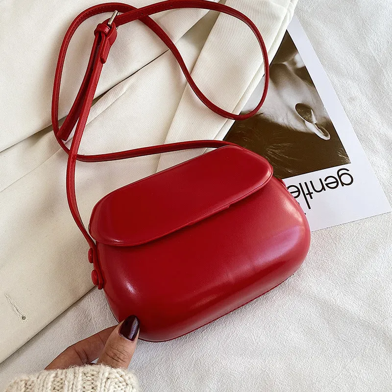 Women's Zebra Pattern Horseshoe Saddle Mini Cell Bags