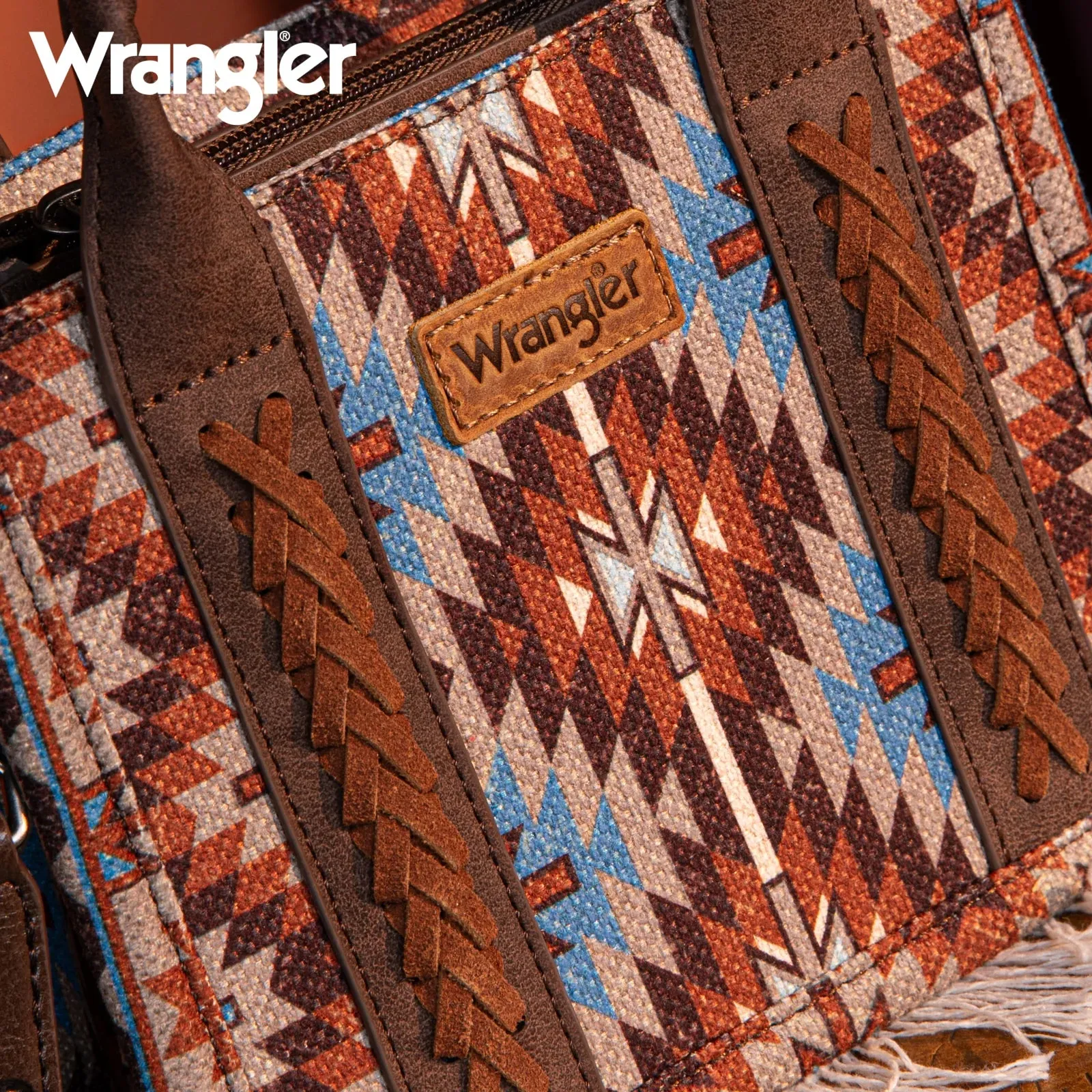 Wrangler Southwestern Mini Tote/Crossbody