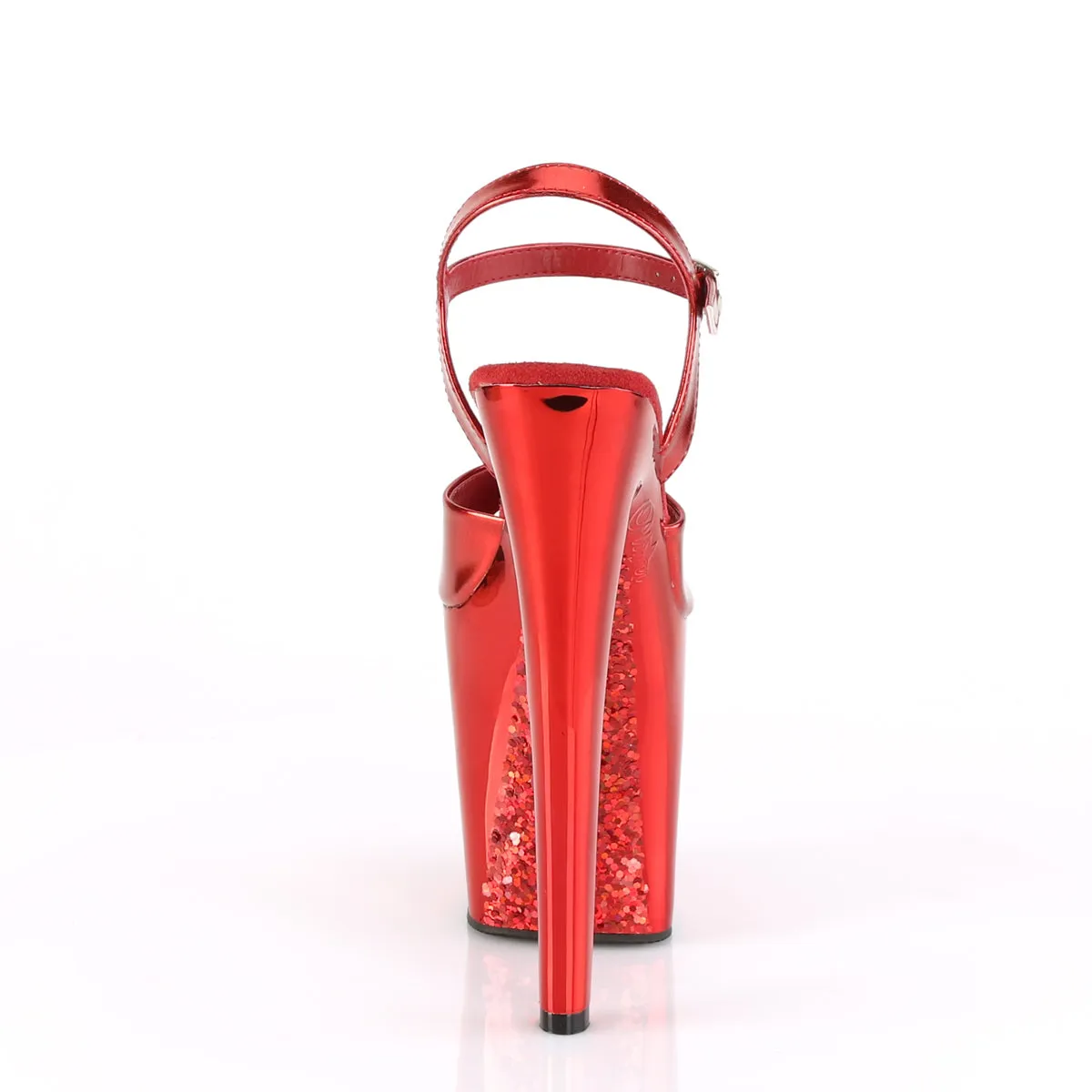 XTREME-809TTG  Red Metallic Pu/Red Chrome-Glitter