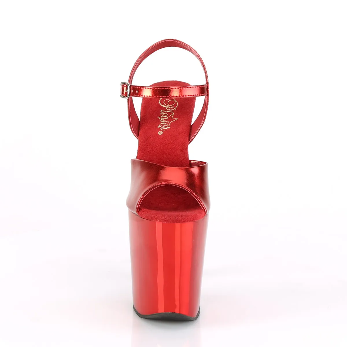 XTREME-809TTG  Red Metallic Pu/Red Chrome-Glitter